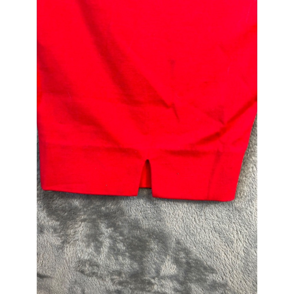 Frances Valentine Lucy Japanese Cigarette Pants Womens 18 40x28 Red Crop Stretch - Picture 3 of 11